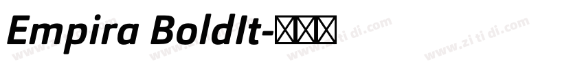 Empira BoldIt字体转换